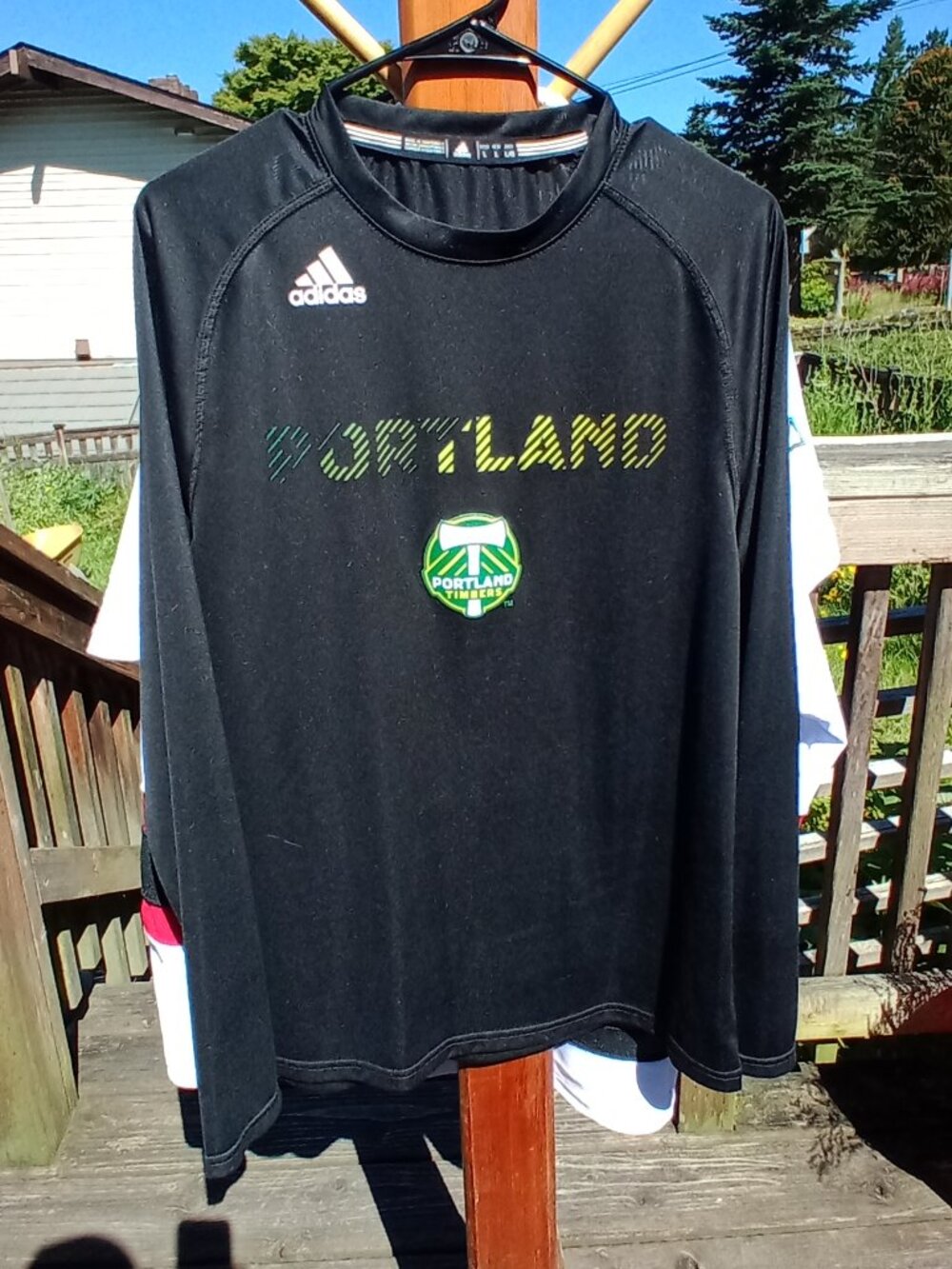 Official MLS  Adidas Portland Timbers Climalite Long Sleeve shirt